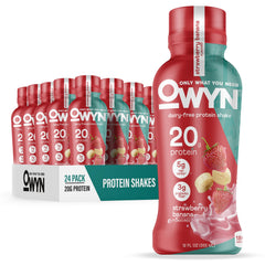 OWYN front packaging showing label and nutrition for easy identification