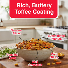 P-nuttles chili crescents focus showing mild spice pieces for balanced heat