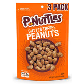 P-nuttles front packaging showing bag and branding, convenient grab-and-go appeal