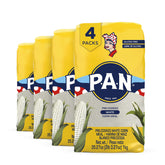 P.A.N. white corn meal front package showing brand and pack benefits