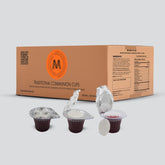 PACK IT HUB front box showing 500 prefilled communion cups for fast setup