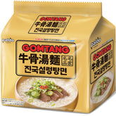 Paldo front packaging showing five-bowl family pack, convenient pantry staple
