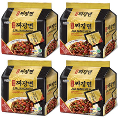 Opened sauce packet and dry seasoning for Paldo Ilpoom showing concentrated black bean paste flavor