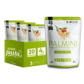 Palmini linguine front packaging showing brand and low-calorie benefit