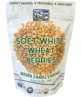 Palouse Brand front bag view showing 1 lb packaging and certifications