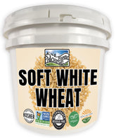 Palouse Brand front packaging showing 25 lb bucket and certifications for easy identification