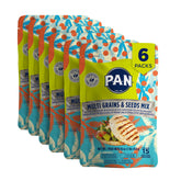 P.A.N. front packaging showing multi-grain mix and benefits