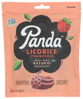 panda lico front packaging showing organic strawberry chews and convenience benefit
