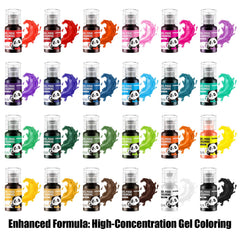 Pandalab used on buttercream-decorated cake for bright professional finish