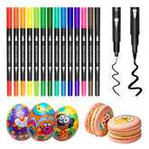 Pandalab front package showing 14 colorful edible markers and benefits