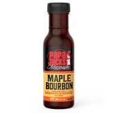 Papa Jacks front packaging showing Marinade jar and brand for bold flavor