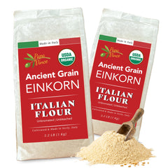 Papa Vince front packaging showing two 1kg bags and organic label for freshness