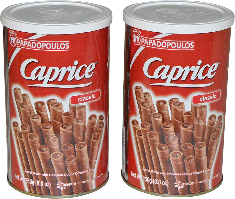 Papadopoulos front packaging showing twin 8.8oz boxes, clear gifting appeal