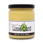 Paradigm Foodworks lime curd front jar showing label and resealable lid for convenience