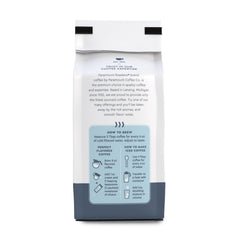 Paramount Roasters ground coffee heap showing texture and benefit of fresh medium-roast aroma
