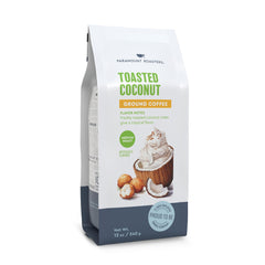 Paramount Roasters pouring grounds into filter for clean brewed benefit