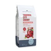 Paramount Roasters front pack showing cherry flavored 12 oz bag for clear shelf appeal