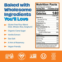 Partake Foods ingredient list close-up highlighting clean, non-GMO ingredients benefit