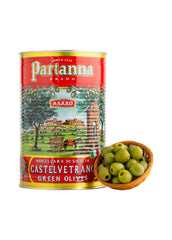 Partanna front can showing label and premium Italian packaging benefit convenience