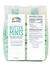 Party Sweets mints in a glass bowl used as a centerpiece adding color and aroma