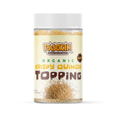 Pasokin front packaging showing crisp quinoa puffs and organic label for easy selection