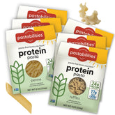 pastabilities front packaging showing penne and ruffles, clear branding and variety