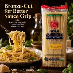 Pastai Gragnanesi cooked spaghetti in bowl illustrating firm al dente bite