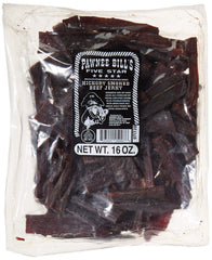 Pawnee Bill's front packaging showing one-pound bag and clean convenience