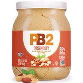 PB2 crunchy front packaging showing product and convenience