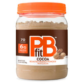 PBfit cocoa front canister showing packaging and size benefit