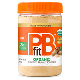 PBfit front packaging 15oz shows organic branding and lower calorie benefit