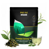 PBZ front packaging showing organic whole-leaf tea benefits