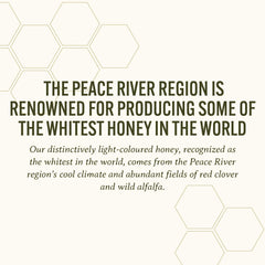 Peace River close-up of whipped honey texture, showing smooth spreadable consistency benefit