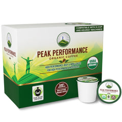 Peak Performance front packaging showing organic label and benefits