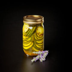 Pearl and Johnny pickles served on sandwich showing added flavor and crunch, meal-enhancement benefit