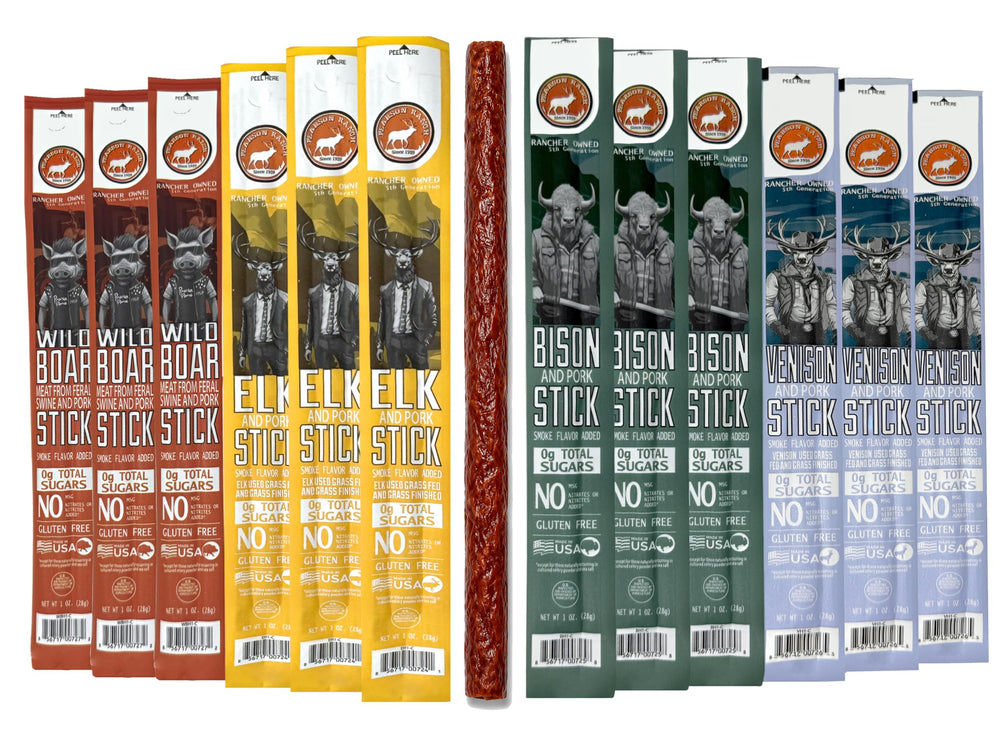PEARSON RANCH front packaging showing variety pack and convenience
