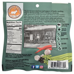 PEARSON RANCH venison jerky close-up texture showing lean muscle fibers and savory appeal