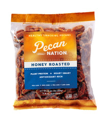 Pecan Nation front packaging 16 oz showing product name and design, appealing shelf presence