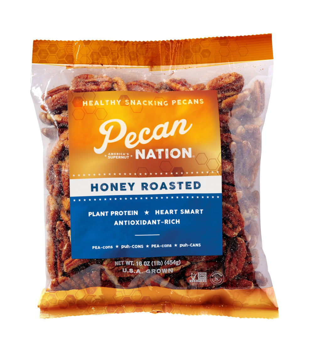 Pecan Nation front packaging 32oz showcasing product and label benefits