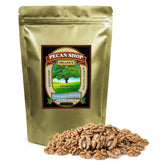 Pecan Shop front packaging showing bag and brand, highlights freshness