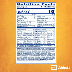 PediaSure SideKicks nutrition label close-up highlighting vitamins