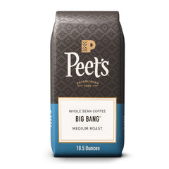 Peet's Big Bang front packaging showing six resealable bags and brand clarity