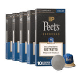 Peet's front packaging showing fifty capsules and product branding for clear identification