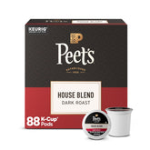 Peet's front packaging showing four-box bundle and pod count for convenience