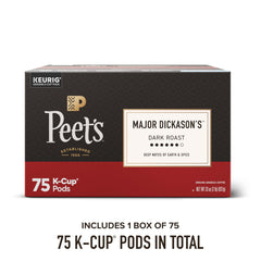 Peet's K-Cup pod top view demonstrating convenient single-serve brewing