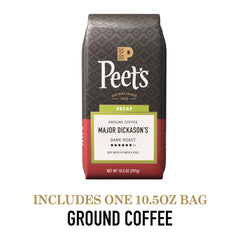 Peet's close-up of bag material and seal, demonstrates airtight protection
