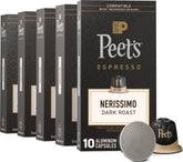 Peet's Nerissimo front packaging showing five boxes and bold branding benefit fresh supply
