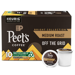 Peet's front packaging box showing product and count, clear shelf appeal
