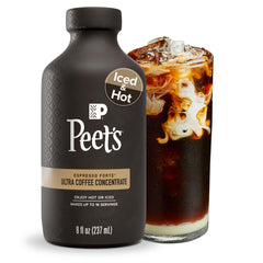 Peet's front packaging showing bottle and label for easy identification and trust