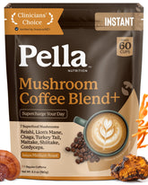 Pella Nutrition front packaging showing product branding and 60 cups benefit